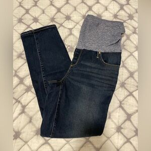Women's Dark Blue Maternity Jeans